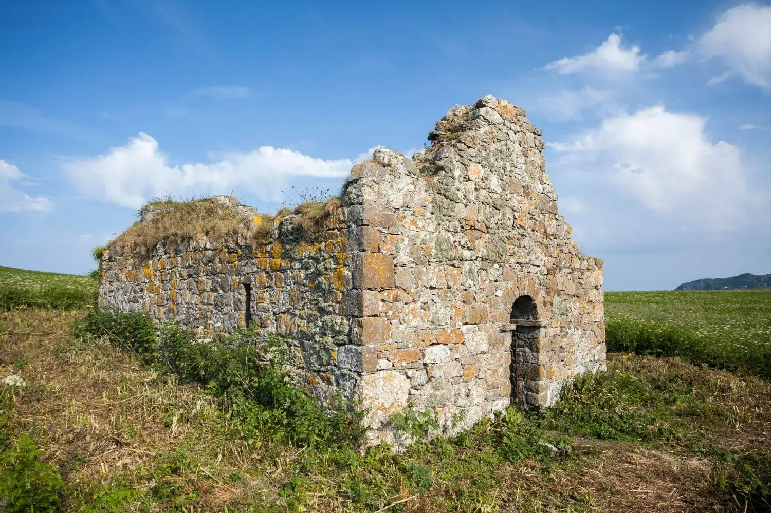 Visit Howth and Eye Island on a  Dublin Day trip - St Nessan's Church on Ireland's Eye Island