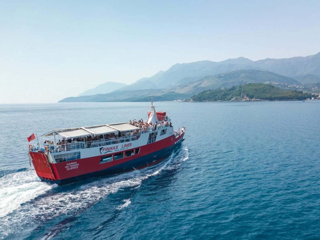 ferry from sarande to corfu