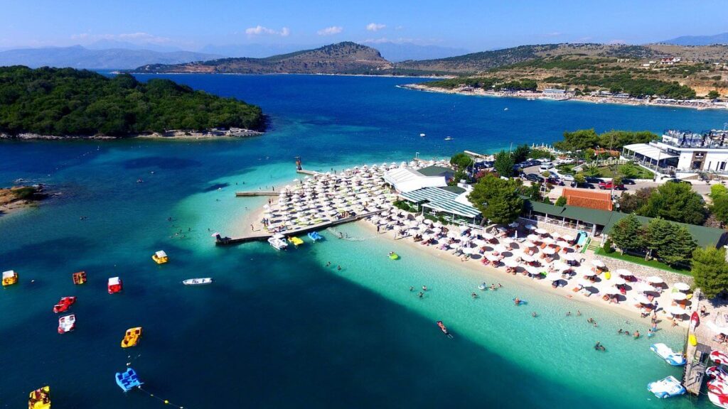 ksamil beach Albania