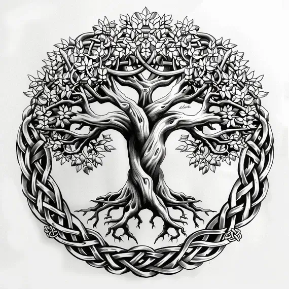 Celtic tree of life tattoo Unique Irish Celtic Tattoos With Deep Cultural Symbolism 