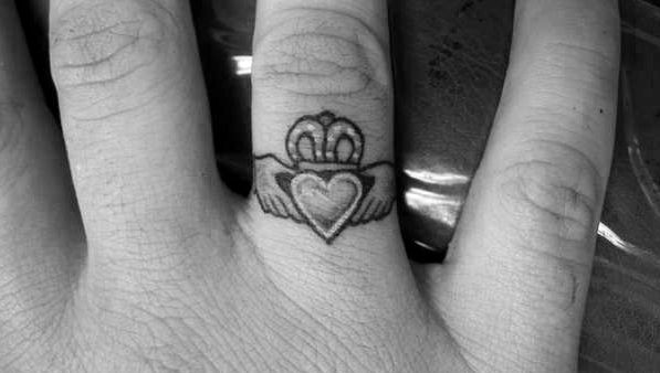 Claddagh ring tattoo Celtic Tattoos With Deep Cultural Symbolism: 