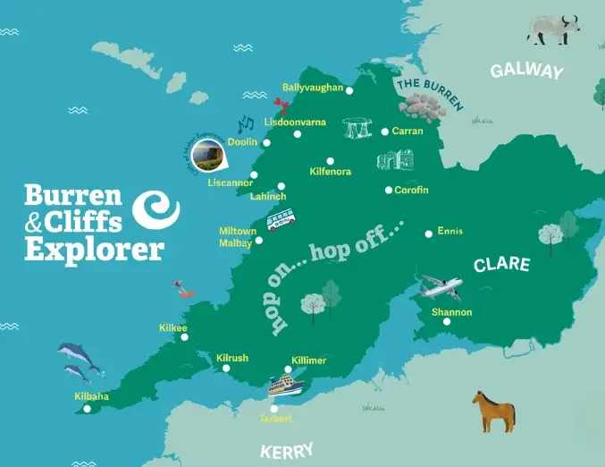 Burren and Cliffs explorer Cliffs of Moher Hike from Doolin 