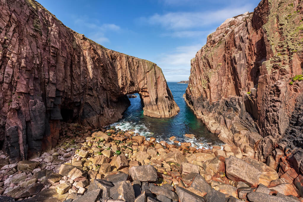 Gola island Sea arch Hidden Islands of Ireland: 