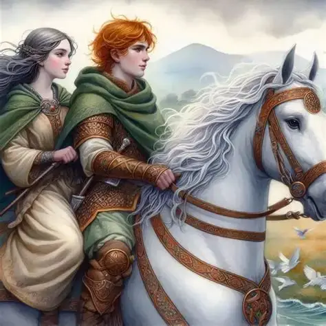 Oisin Tir na Nog Best Irish Boy Names Inspired by Celtic Mythology: 