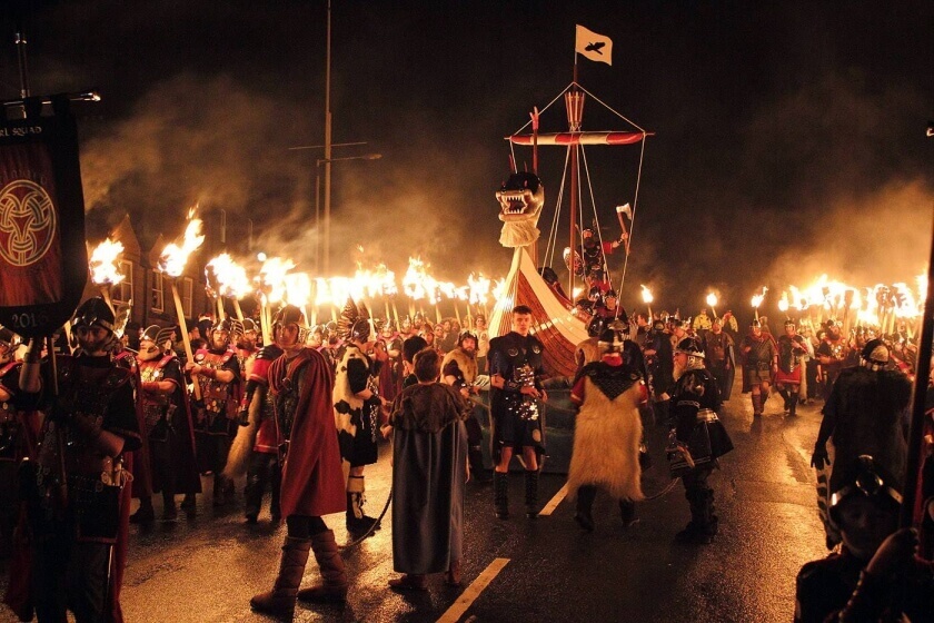 Up Helly Aa – Lerwick, Shetland, Scotland  Best Winter Festivals in Europe: