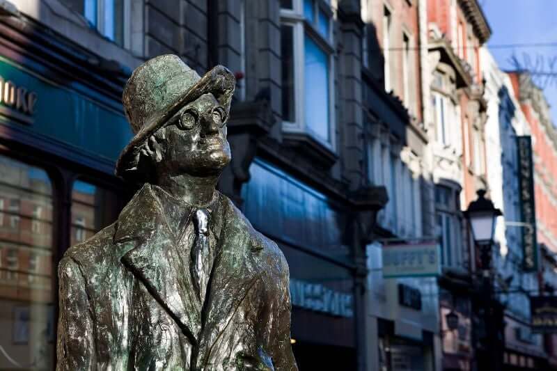 James Joyce Statue Dublin Bloomsday festival
