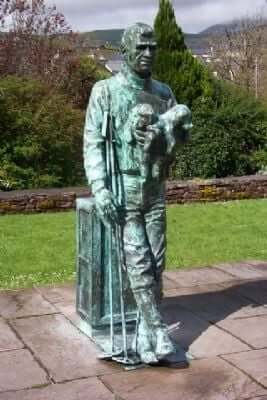 Tom Crean’s statue in the Memorial Garden, The Tom Crean Heritage Trail & Endurance Walk