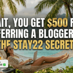 An honest look at the advantages and drawbacks of using the easiest affiliate program for bloggers - Stay 22 Feat image