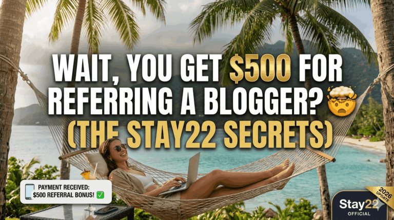 An honest look at the advantages and drawbacks of using the easiest affiliate program for bloggers - Stay 22 Feat image
