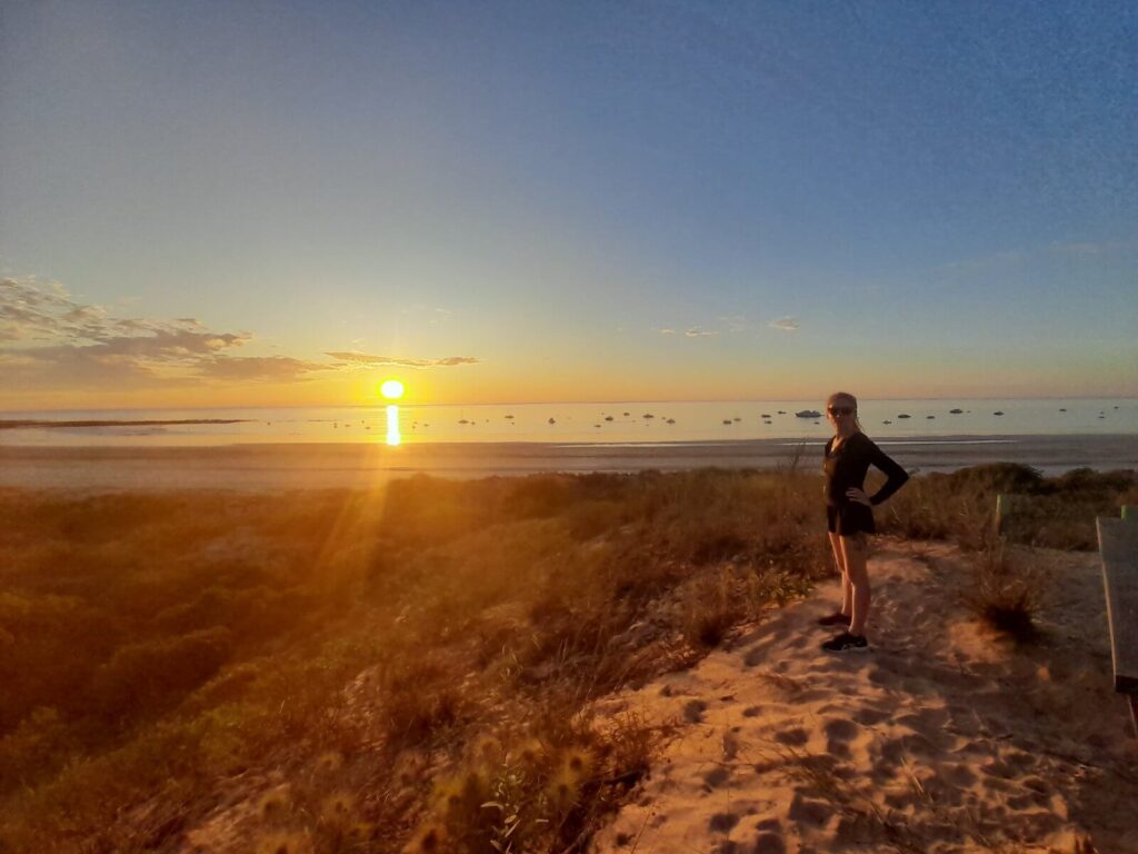 Sunrise at the beach - Pre-travel anxiety