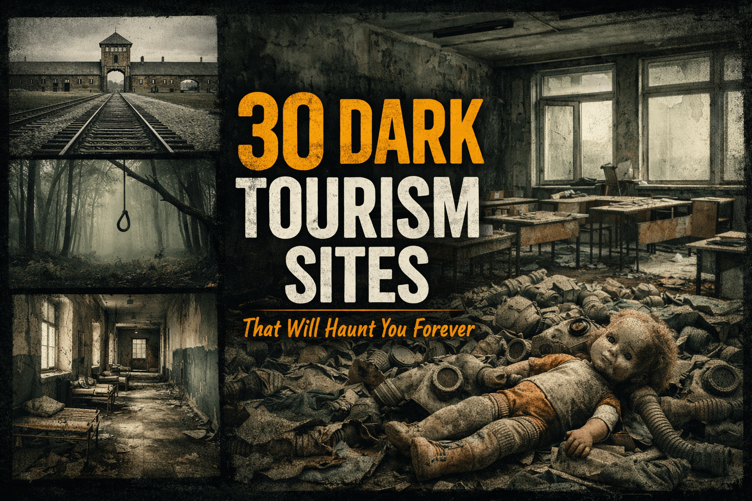 30 Most Chilling Dark Tourism Sites That Will Haunt You...