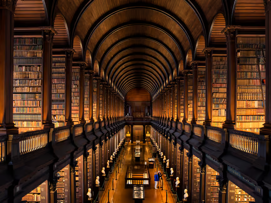10 Greatest megalithic Sites in Ireland - Book of Kells in Trinity College