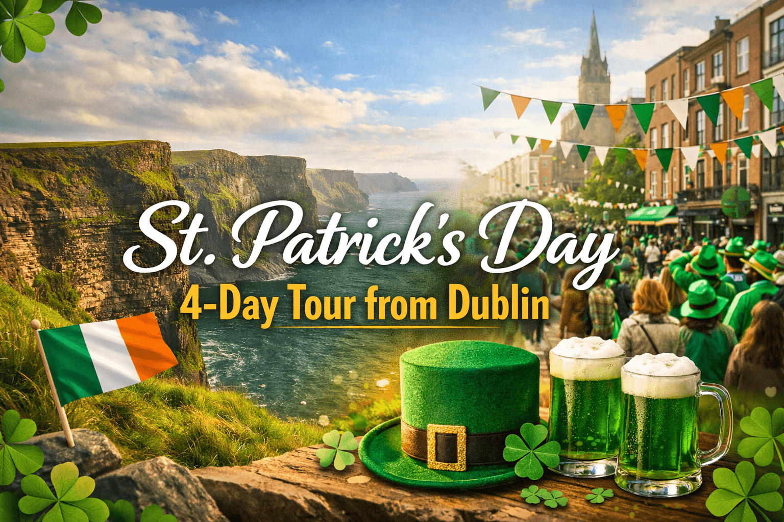 St Patrick's Day Tour from Dublin