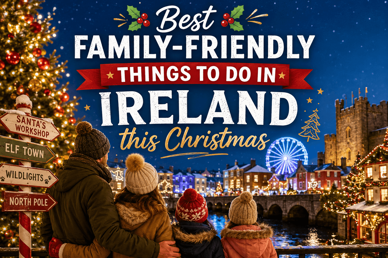 Family friendly things to do in Ireland with kids this Christmas feature image