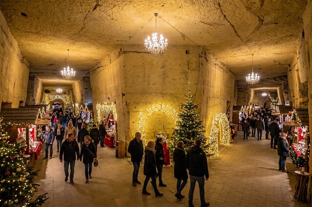 Christmas markets in caves in Valkenburg - Best Christmas Markets in Europe