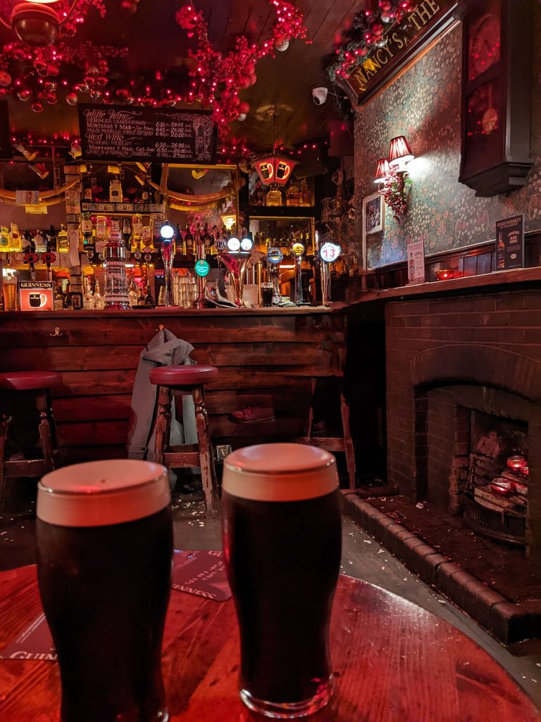 creamy pints of Guinness in Limerick's Nancy Blakes Pub - Best things to do in Limerick